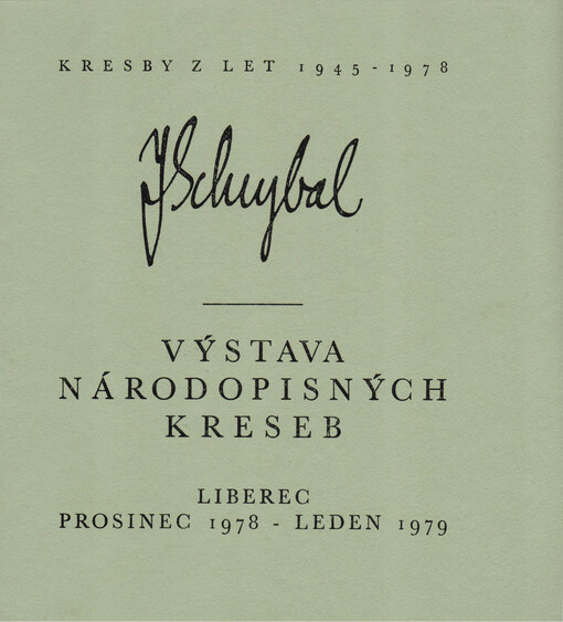 Josef V. Scheybal : národopisné kresby