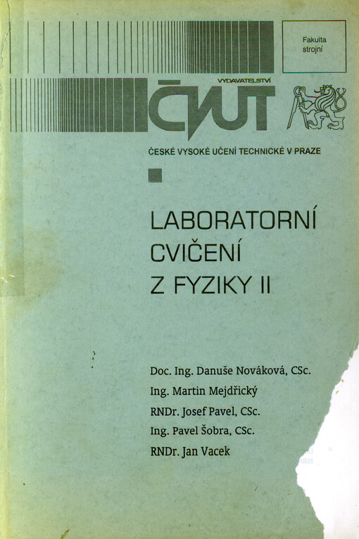 Laboratorní cvičení z fyziky II