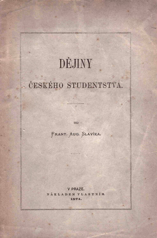 Dějiny českého studentstva