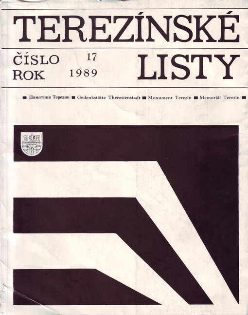 Terezínské listy : sborník Památníku Terezín