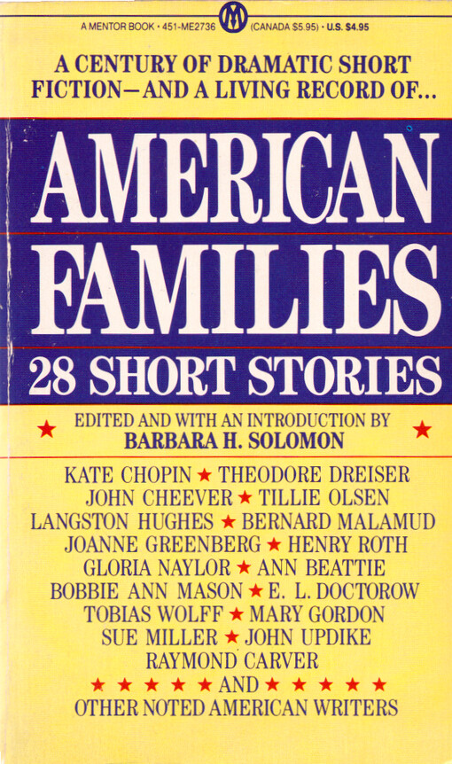 American families : 28 short stories