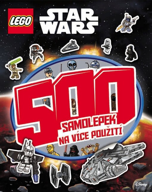 LEGO Star Wars - 500 znovupoužitelných samolepek