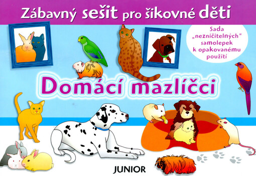 Domácí mazlíčci -- Sada nezničitelných samolepek k oakovanému použití