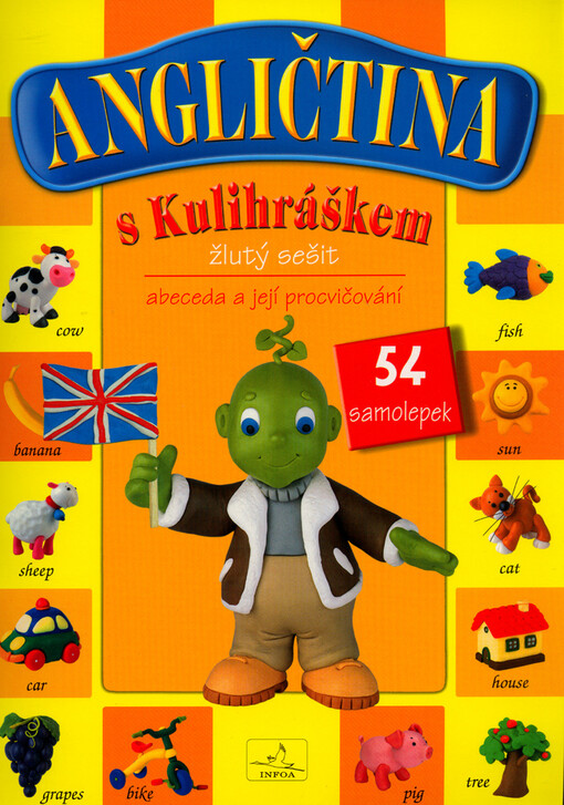 Výprodej - Angličtina s Kulihráškem - sešit žlutý ( Zadní strana má 1cm natržený okraj ) - Pilarczyk M.