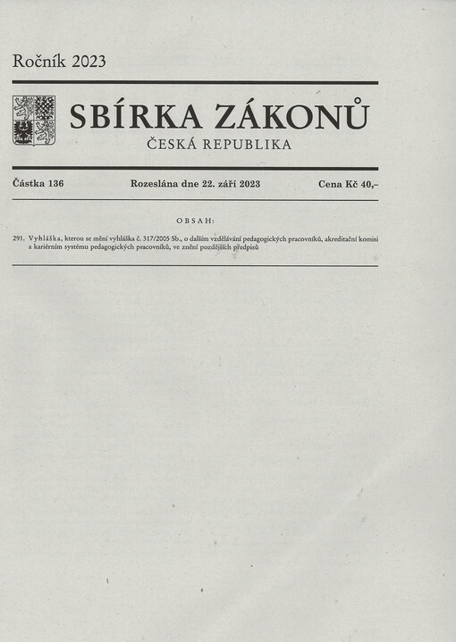 Sbírka zákonů : Česká republika