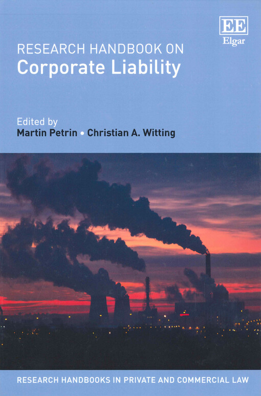 Research handbook on corporate liability