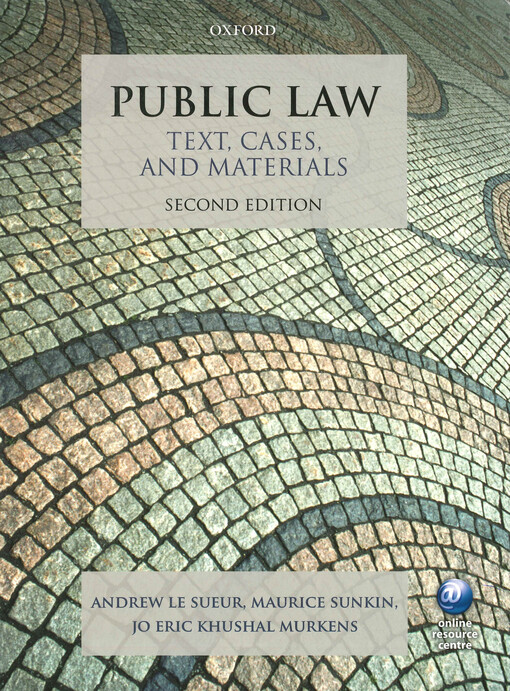 Public law : text, cases, and materials