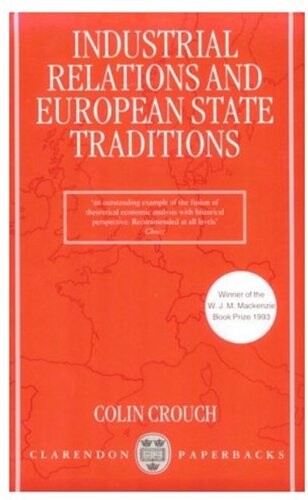 Industrial relations and european state traditions