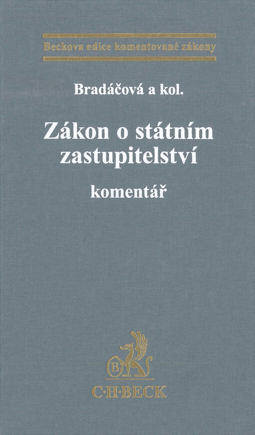 Zákon o státním zastupitelství : komentář