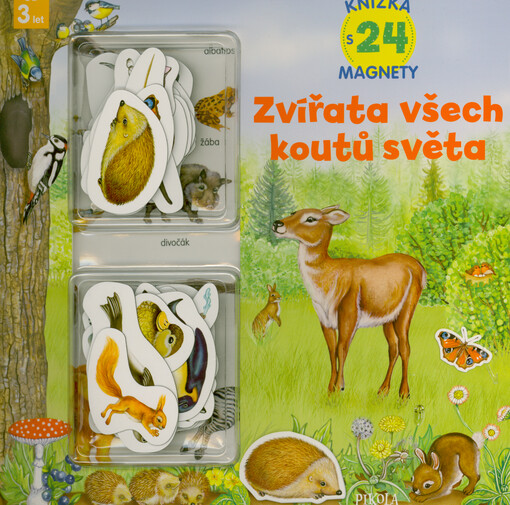Zvířata všech koutů světa : knížka s 24 magnety
