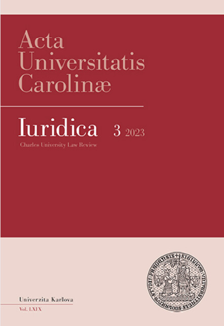 Acta Universitatis Carolinae, Iuridica