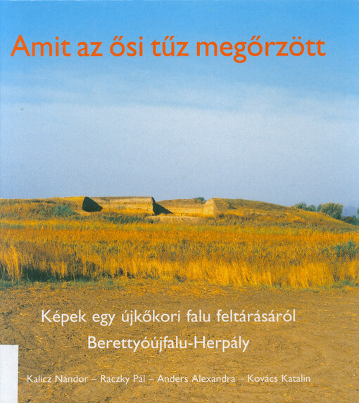 Amit az ősi tűz megőrzött : képek egy újkőkori falu feltárásáról Berettyóújfalu-Herpály