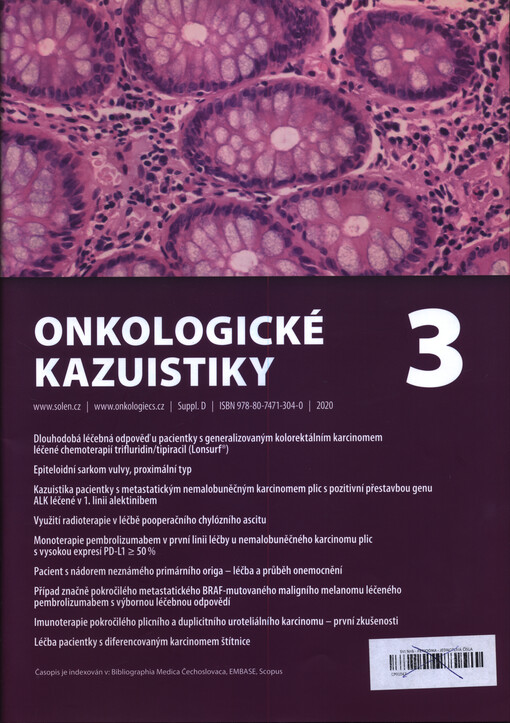 Rok: 2020 / Ročník: 14 / Číslo: Suppl.D 3