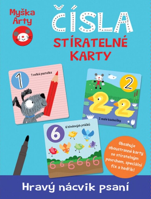 Čísla :stíratelné karty : hravý nácvik psaní