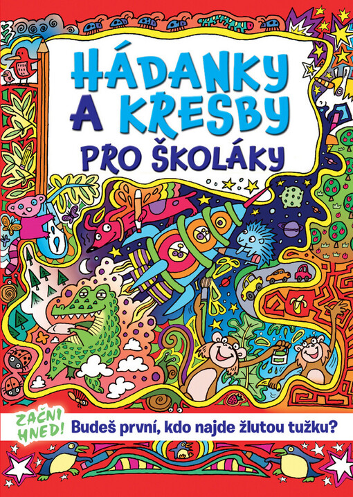 Naprosto úžasná kniha hádanek a kreseb pro školáky
