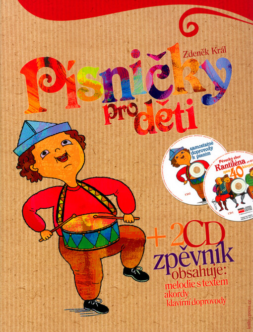 Písničky pro děti + 2 CDzpěvník lidových i umělých písní