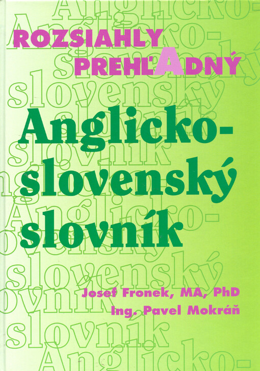 Anglicko-slovenský slovník
