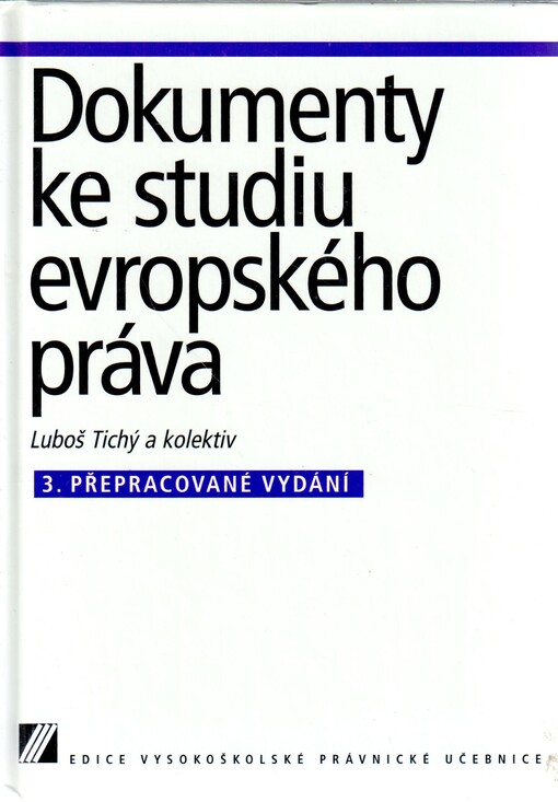Dokumenty ke studiu evropského práva
