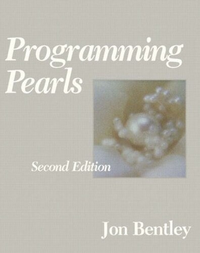 Programming pearls