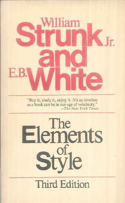 The elements of style
