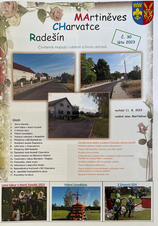 Machr : Martiněves, Charvatce, Radešín