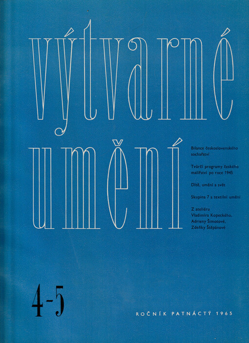 Výtvarné umění : časopis Svazu československých výtvarných umělců