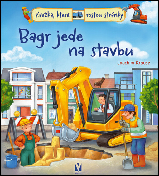 Bagr jede na stavbu