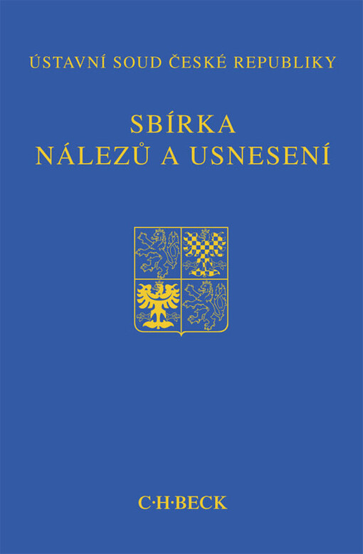 Sbírka nálezů a usnesení ÚS ČR, sv. 62