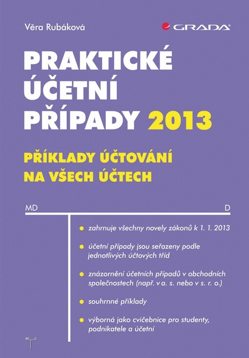 Praktické účetní případy 2013 | Rubáková Věra - e-kniha