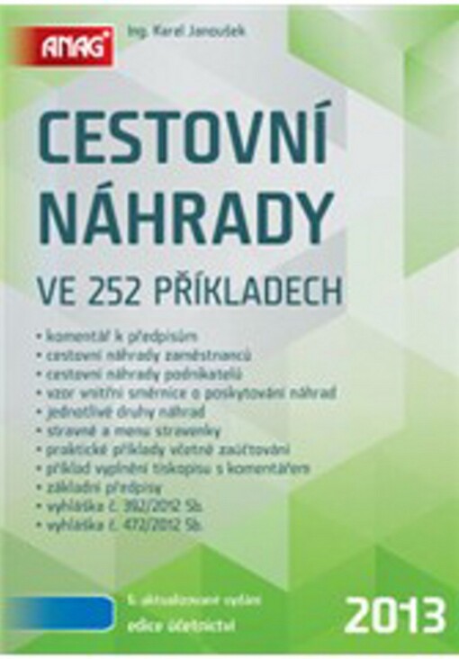 Cestovní náhrady ve 252 příkladech