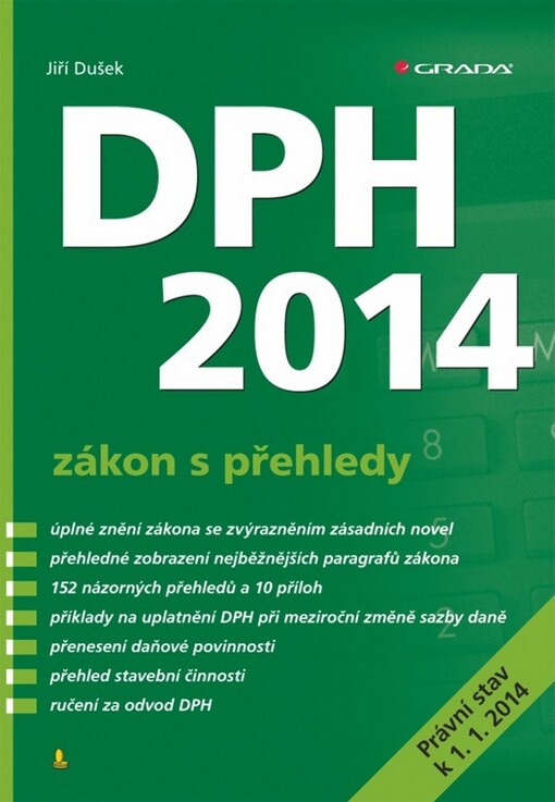 DPH 2014 - zákon s přehledy | Dušek Jiří, Šístek Jan - e-kniha
