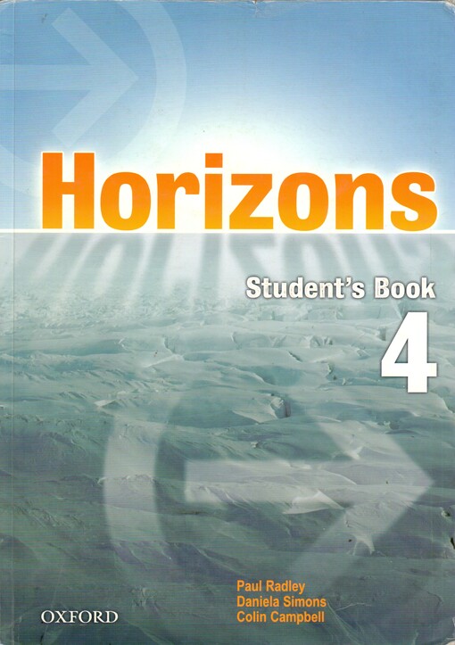 HORIZONS 4 STUDENT´S BOOK - P.Radley, D.Simons, C.Campbell