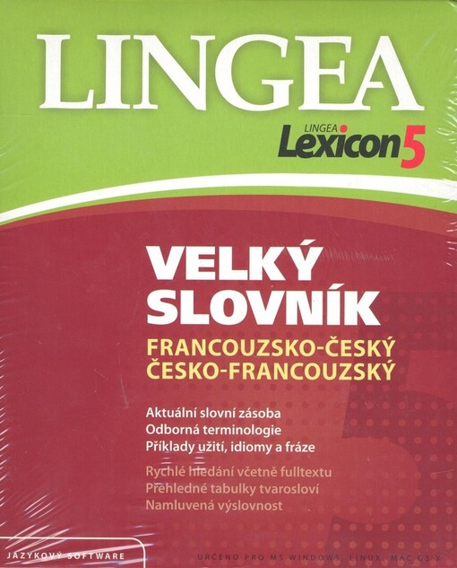 Lexicon 5 francouzský velký slovník