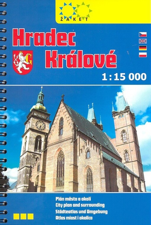 Hradec Královéplán města a okolí