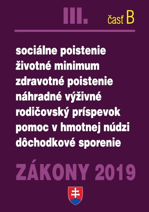 Zákony 2019 III. časť B