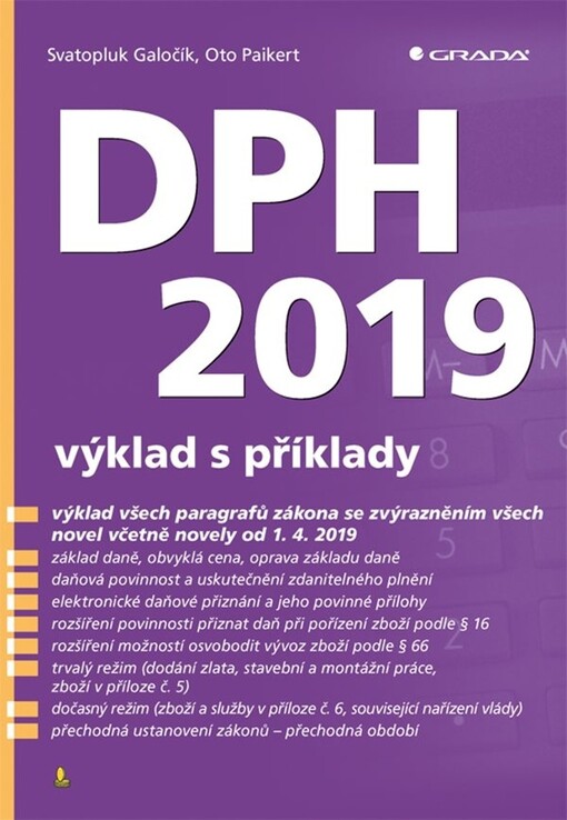 DPH 2019 | Galočík Svatopluk, Paikert Oto - e-kniha
