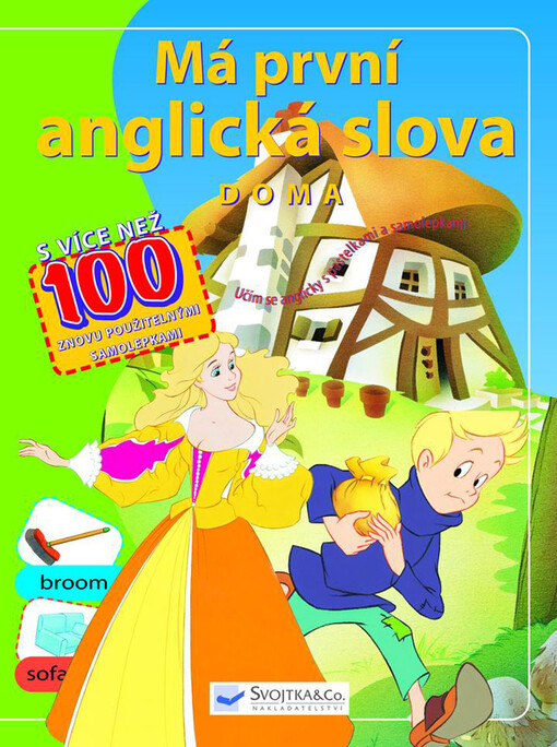 Má první anglická slova. Doma
