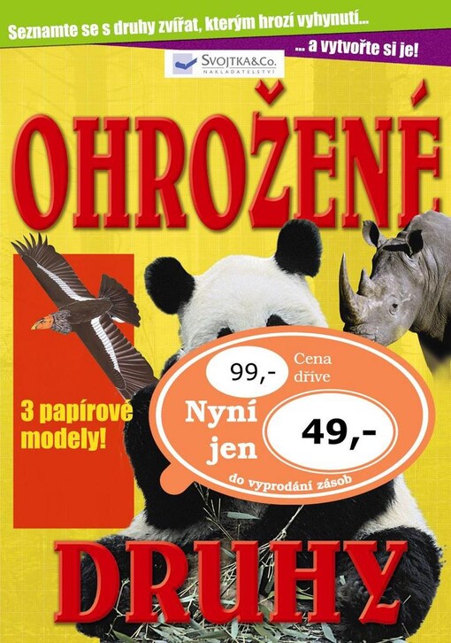 Ohrožené druhy :[3 papírové modely]