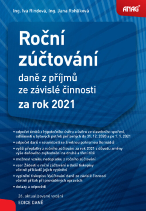 Roční zúčtování za rok 2021