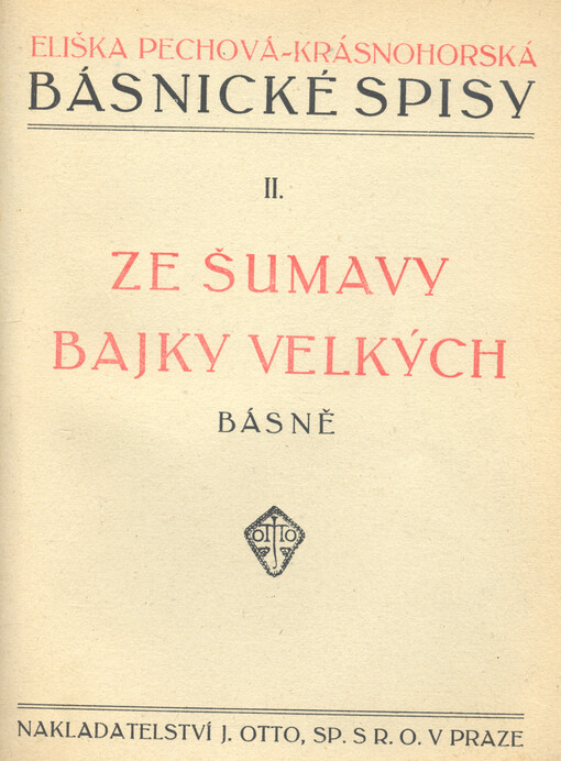 Ze Šumavy ; Bajky velkých