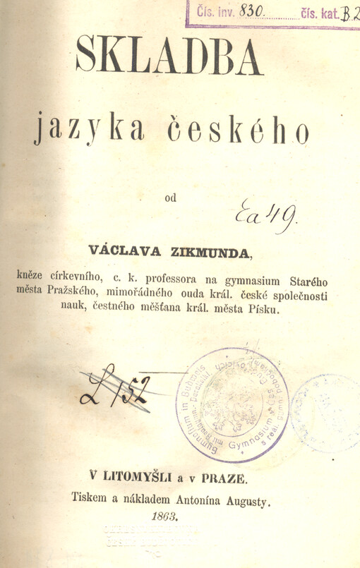 Skladba jazyka českého