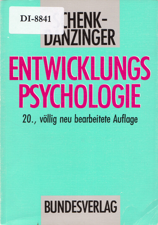 Entwicklungspsychologie