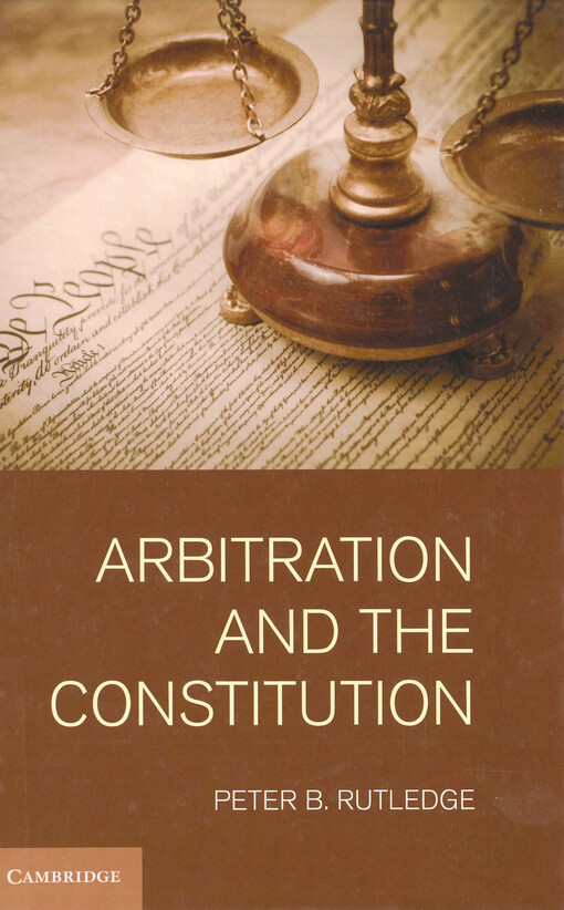 Arbitration and the constitution