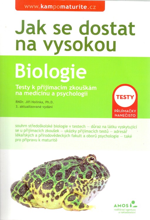 Biologie : testy k přijímacím zkouškám na VŠ