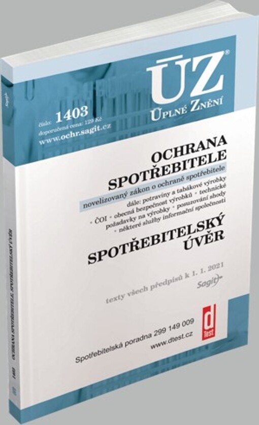 ÚZ č. 1403 Ochrana spotřebitele