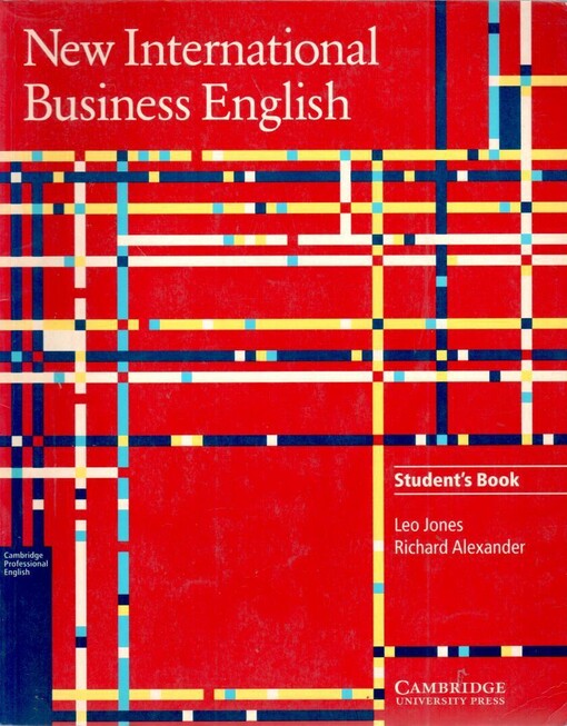 New International Business English: Student's Book