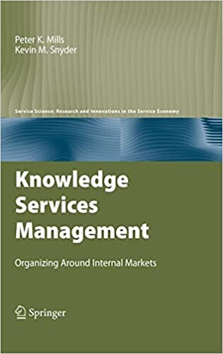 Knowledge Services Management: Organizing Around Internal Markets (Service Science: Research and Innovations in the Service Economy)