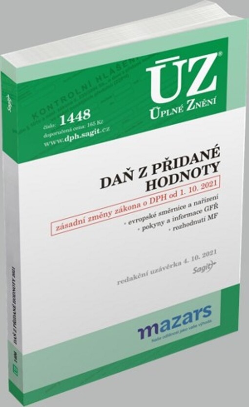 ÚZ č. 1448 - Daň z přidané hodnoty