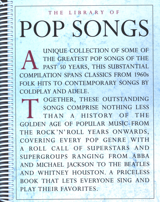 The Library of Pop Songs