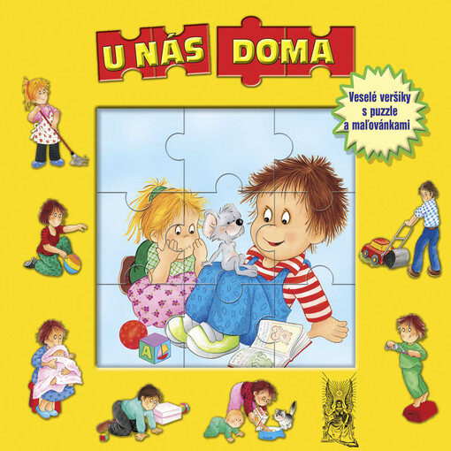 U nás doma : veselé veršíky s puzzle a maľovánkami